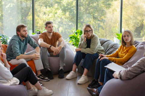Group Therapy sessions at New Wave Recovery Addiction Treatment Services Center - North Shore MA